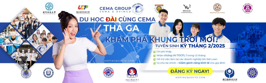 du học đài loan 2025 - CEma & Eximco